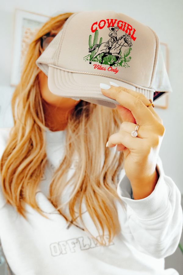 Cowgirl Vibes Only Trucker Hat