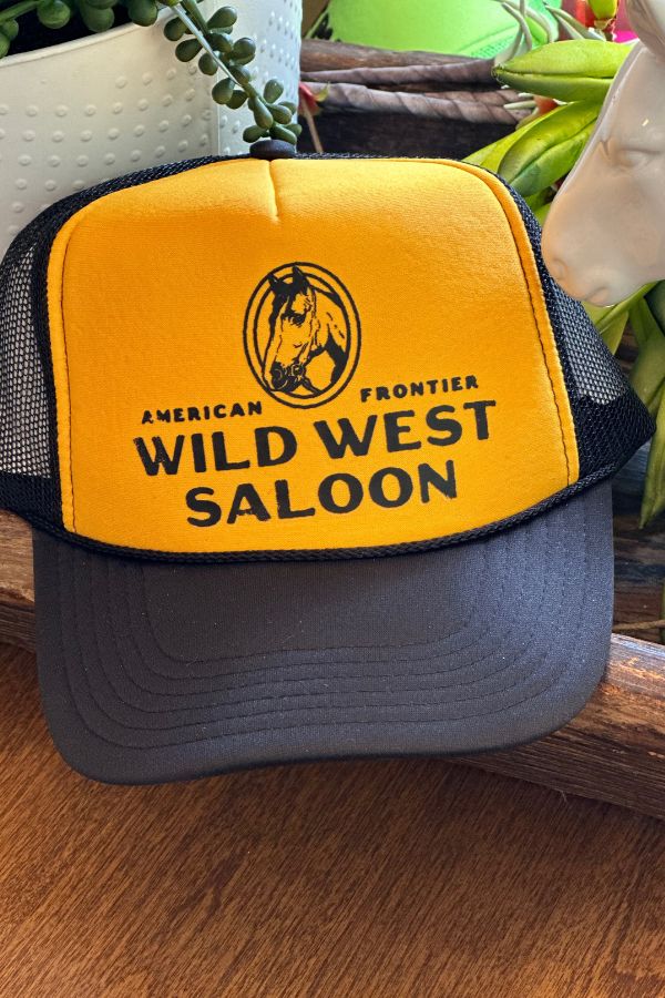 WILD WEST SALOON TRUCKER HAT