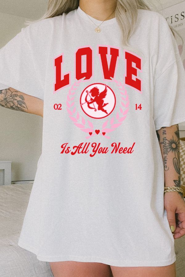 LOVE IS ALL YOU NEED COMFORT COLORS T-SHIRT