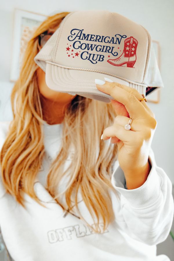 American Cowgirl Club Trucker Hat