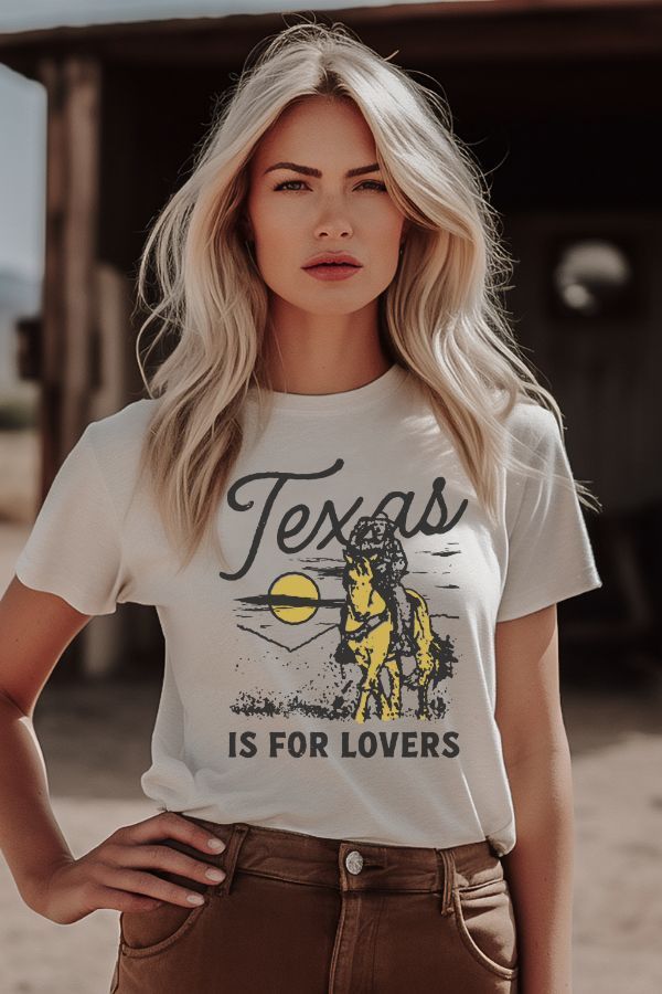 Texas Is For Lovers Bella Tshirt