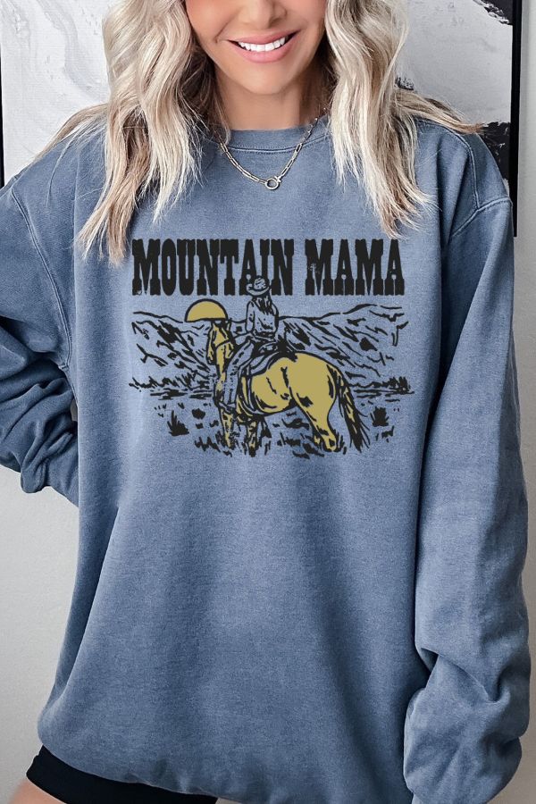Mountain Mama Comfort Colors Sweatshirt