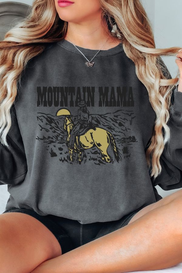 Mountain Mama Comfort Colors Sweatshirt