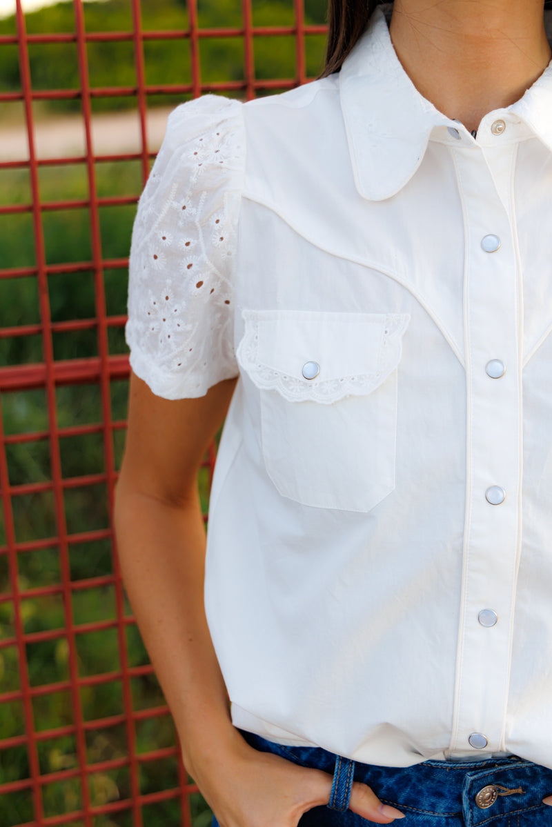 PEARL SNAP, EYELET HH2704