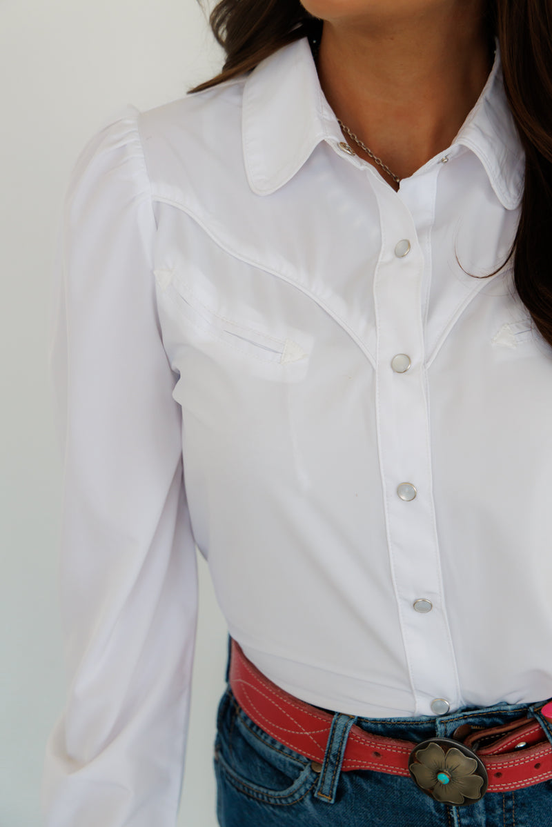 Performance Shirts, White LS HH2710