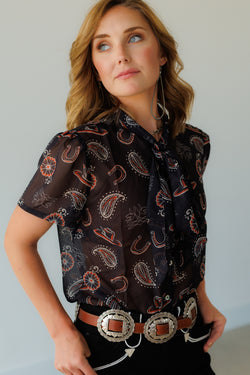 Tie Top, Feather In Hat HH2711