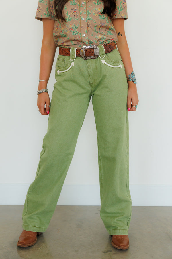 Pants, Olive Smiley HH8800