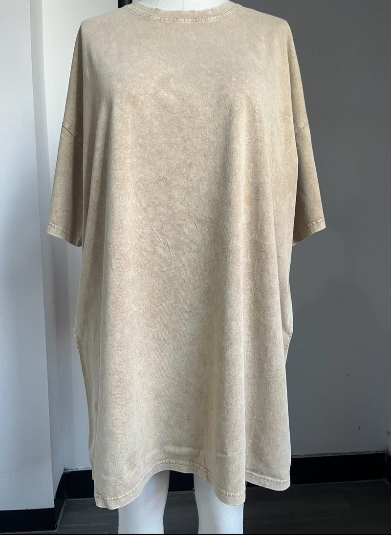 CC90 Tan T-Shirt Dress 3sm/med 3 lg/xl 24.50X6=147.00