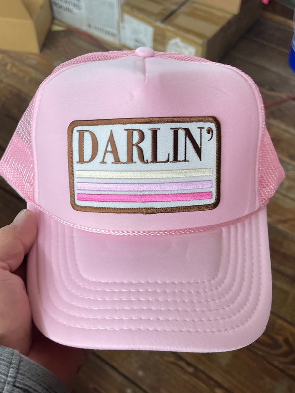 PINK DARLIN' FOAM TRUCKER HAT