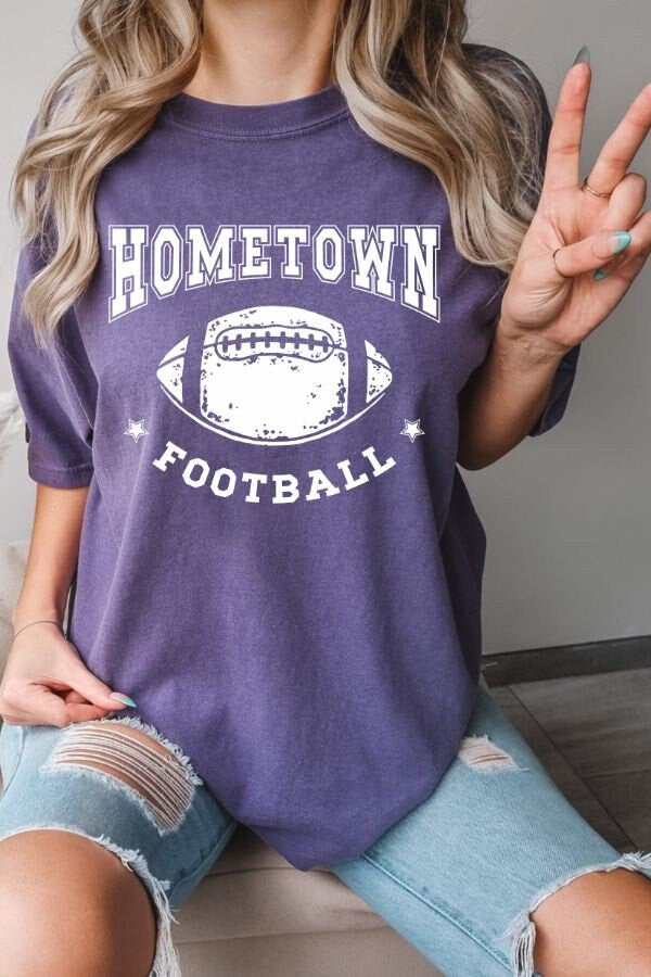 Football Game Day Shirt, Football T-Shirt, Football Shirt For Women, Sports Mom Shirt, Game Day Shirt, Family Footbal Shirt, Comfort Colors®
