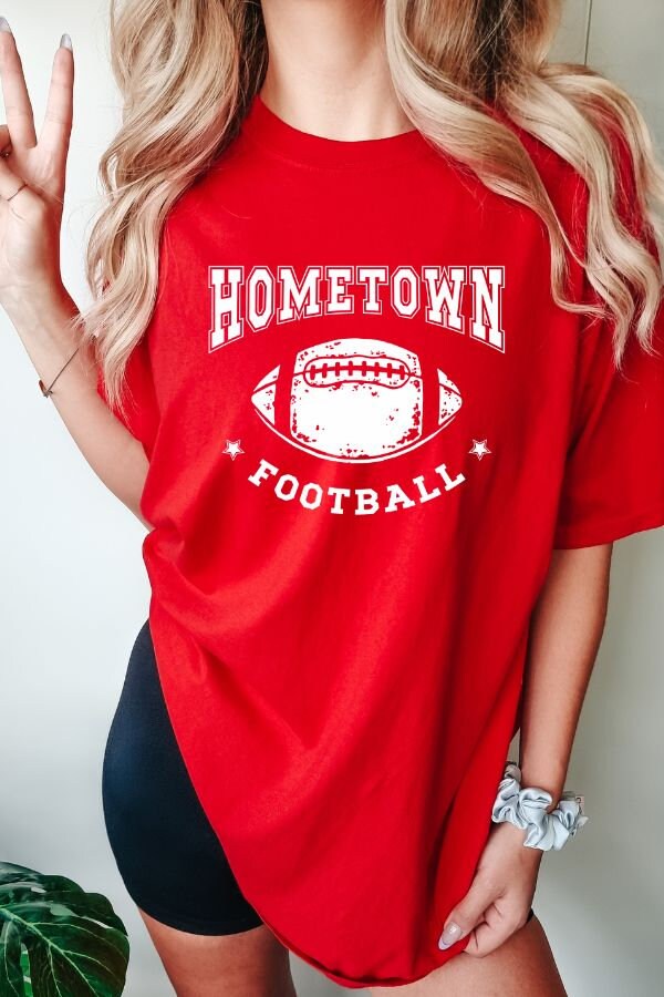 Football Game Day Shirt, Football T-Shirt, Football Shirt For Women, Sports Mom Shirt, Game Day Shirt, Family Footbal Shirt, Comfort Colors®