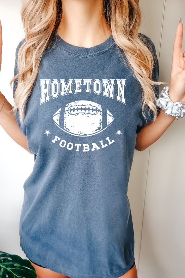 Football Game Day Shirt, Football T-Shirt, Football Shirt For Women, Sports Mom Shirt, Game Day Shirt, Family Footbal Shirt, Comfort Colors®
