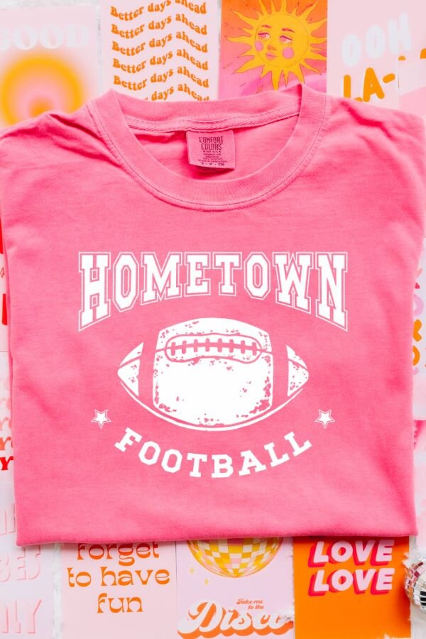 Football Game Day Shirt, Football T-Shirt, Football Shirt For Women, Sports Mom Shirt, Game Day Shirt, Family Footbal Shirt, Comfort Colors®