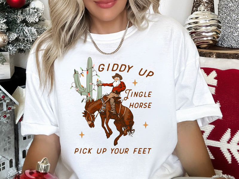 Giddy Up Jingle Horse Shirt