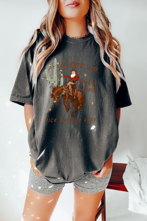 Giddy Up Jingle Horse Shirt