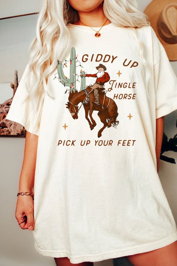 Giddy Up Jingle Horse Shirt