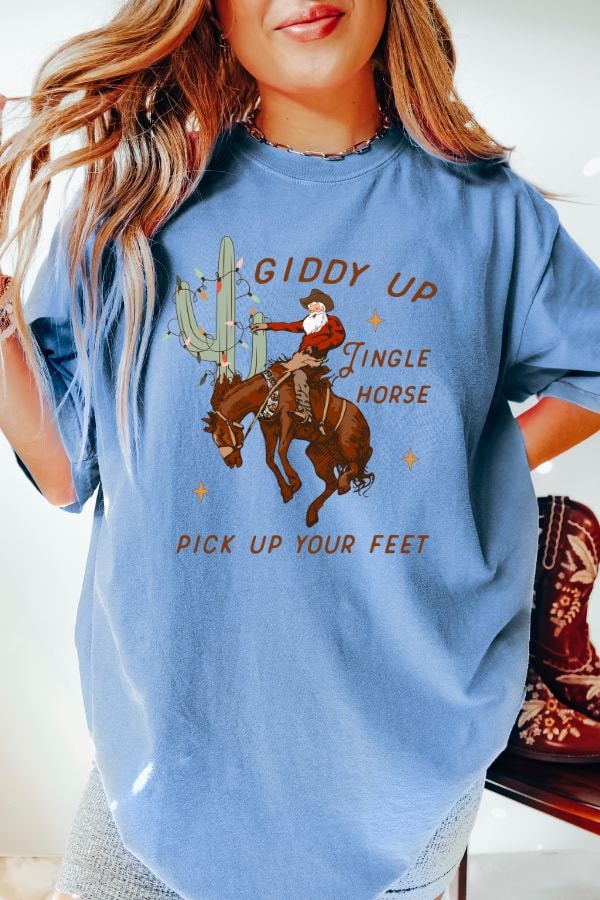 Giddy Up Jingle Horse Shirt