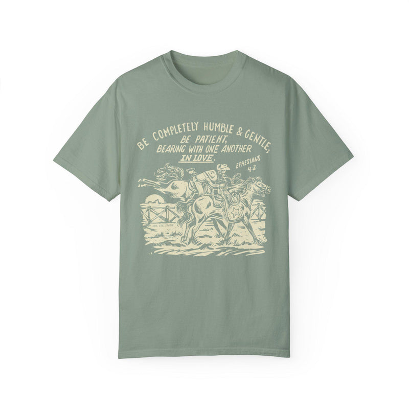 Ephesians 4:2 Western Graphic Comfort Colors Shirt