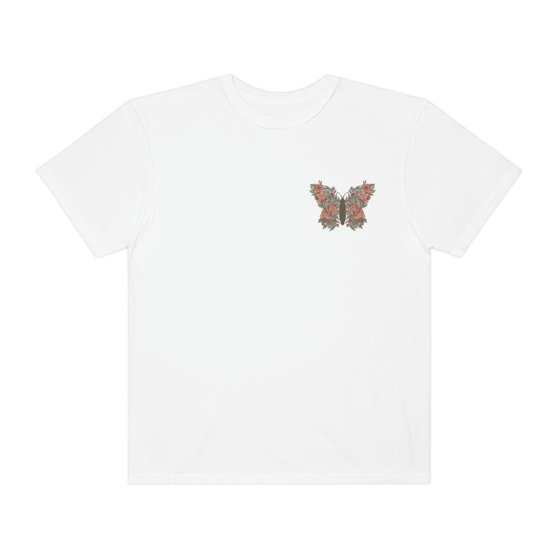 Transformed By Christ Butterfly Comfort Colors T-Shirt