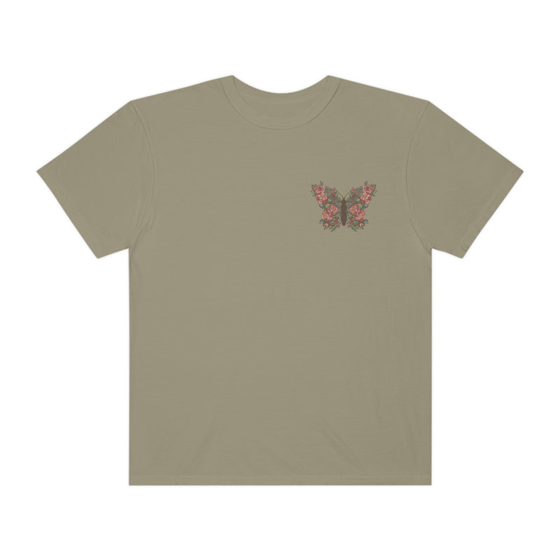 Transformed By Christ Butterfly Comfort Colors T-Shirt