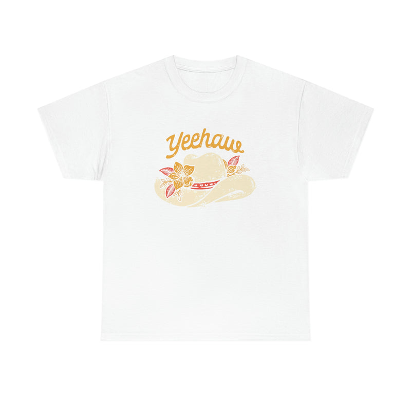 Yeehaw Floral Hat T-Shirt