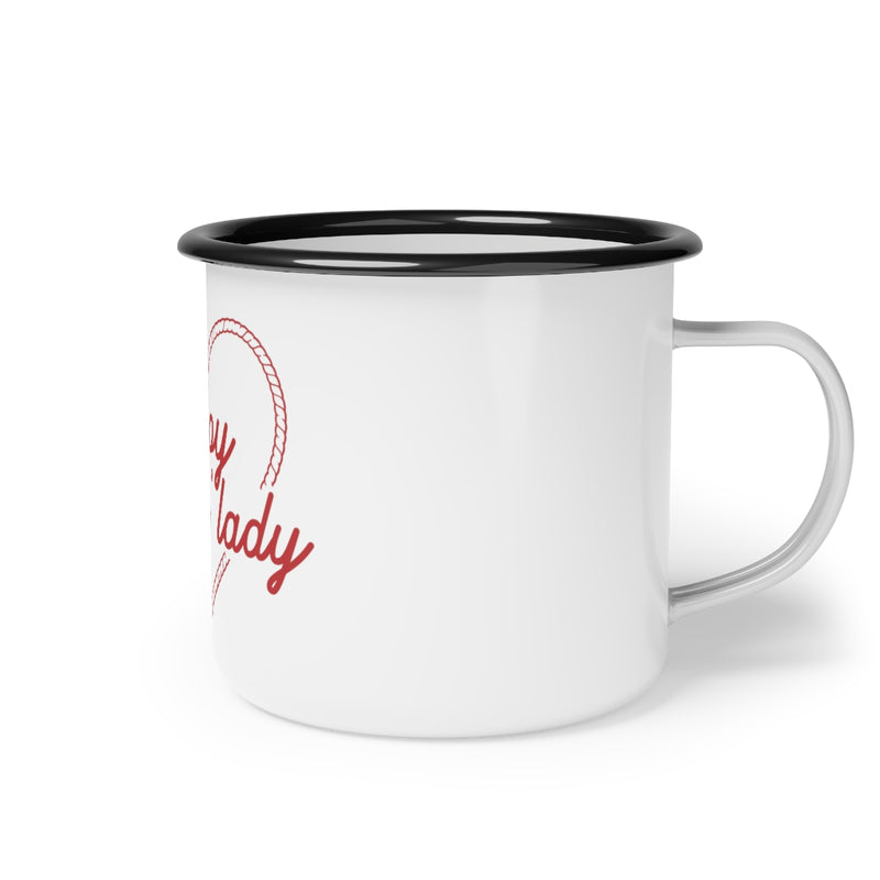 Cowboy lovin lady Enamel Camp Cup