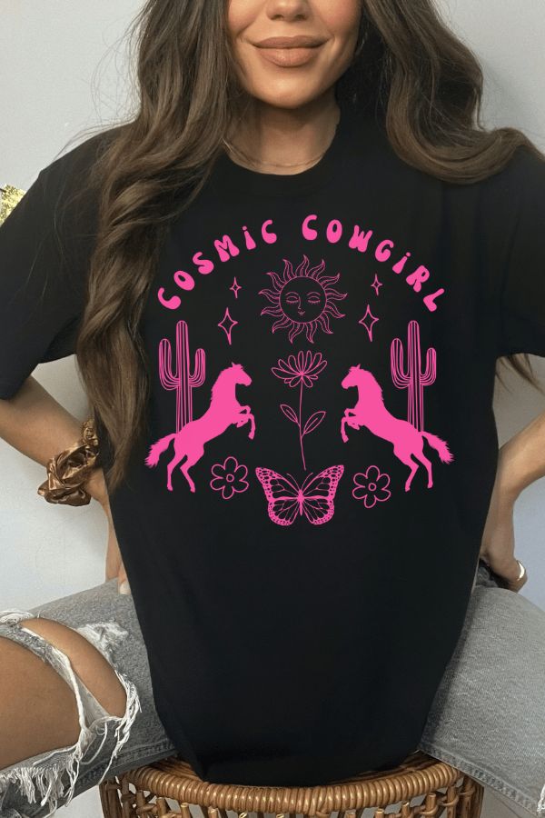 Cosmic Cowgirl Comfort Colors T-Shirt