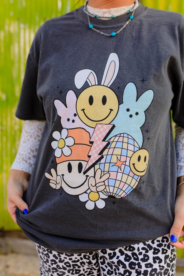Retro Happy Bunny T-Shirt